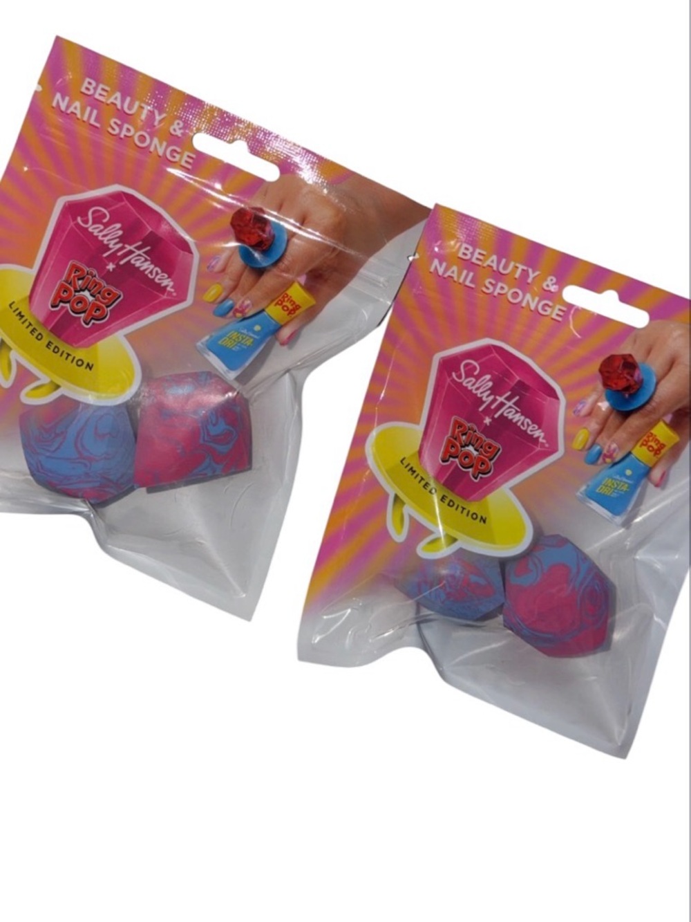 4 Sally Hansen Ring Pop Limited Edition Nail Sponges